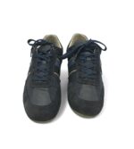 Adidasi barbati Geox 44 material textil , piele intoarsa , negru albastru - imagine 3