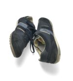 Adidasi barbati Geox 44 material textil , piele intoarsa , negru albastru - imagine 4