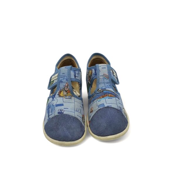 Sandale copii Ciciban 30 material textil , albastru - imagine 3