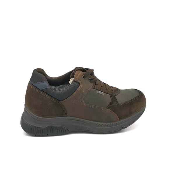 Adidasi barbati Salamander 44 piele , maro , Gore tex - imagine 1
