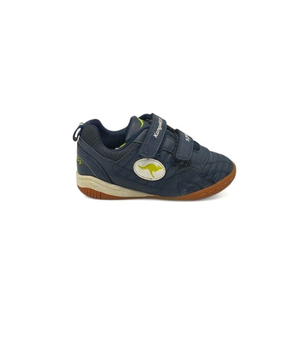 Adidasi copii Kangaroos 31 imitatie de piele , bleumarin - imagine 1