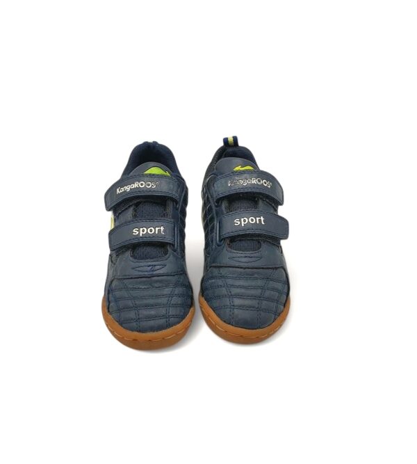 Adidasi copii Kangaroos 31 imitatie de piele , bleumarin - imagine 3