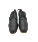 Pantofi barbati Venturini 42 piele , negru - imagine 3