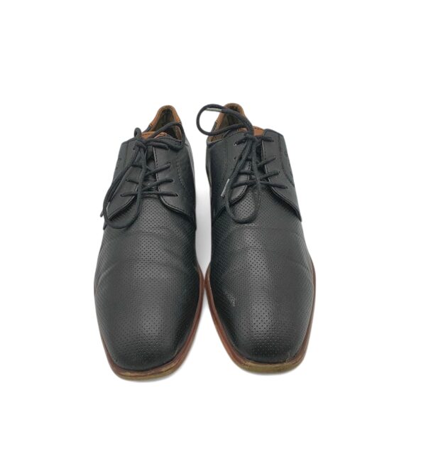 Pantofi barbati Venturini 42 piele , negru - imagine 3