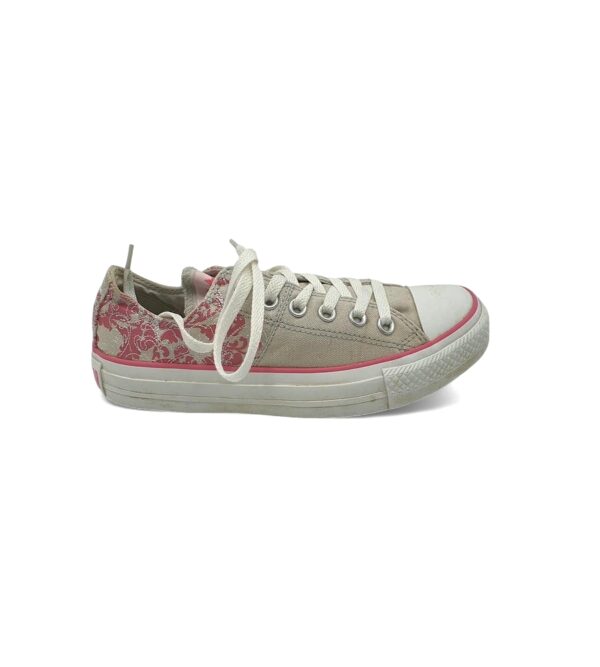 Tenisi dama Converse 37 material textil , crem roz - imagine 1
