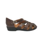 Sandale unisex 42 imitatie de piele , maro