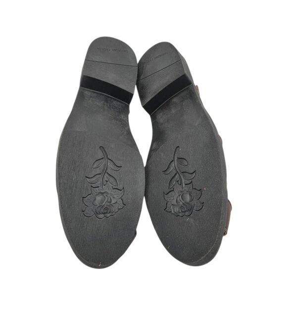 Sandale unisex 42 imitatie de piele , maro - imagine 5