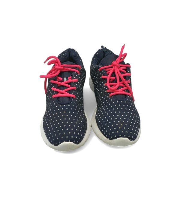 Adidasi dama Workout 39 material textil , negru alb - imagine 3