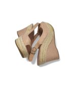 Sandale dama Esprit 40 material textil , crem - imagine 4