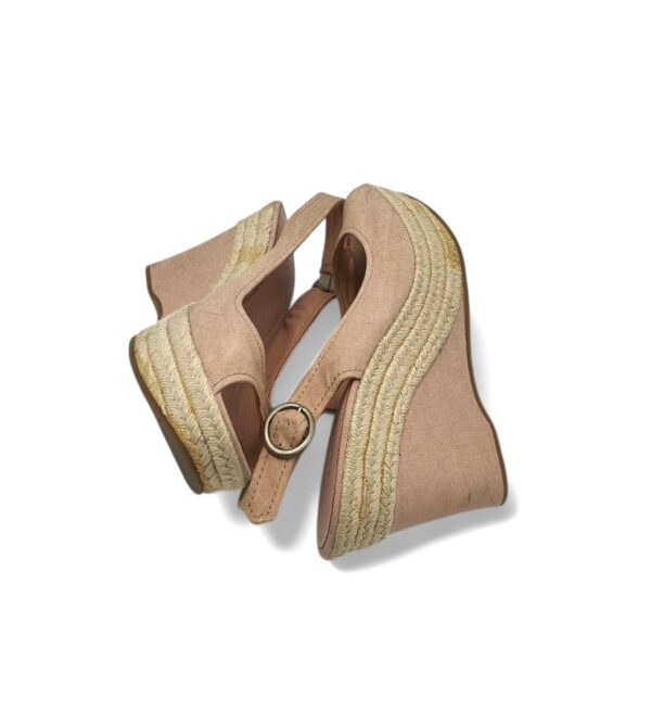 Sandale dama Esprit 40 material textil , crem - imagine 4