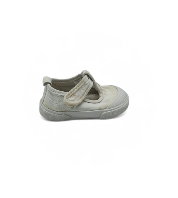 Sandale copii H&M  18 material tetxil , alb - imagine 1