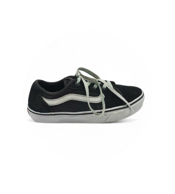 Tenisi dama Vans 39 piele intoarsa , material textil , negru - imagine 1