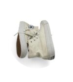 Tenisi dama Converse 37.5 material textil , alb - imagine 4