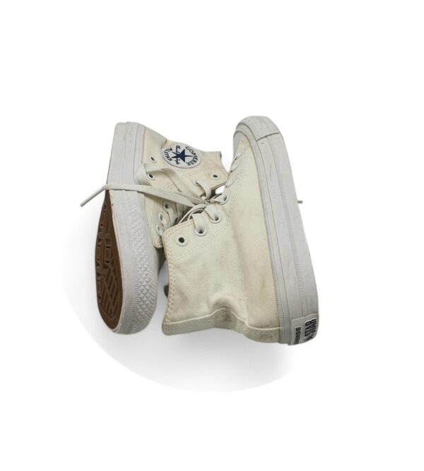 Tenisi dama Converse 37.5 material textil , alb - imagine 4