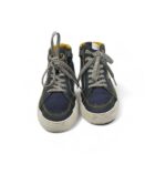 Adidasi copii Geox 36 piele , material textil , albstru - imagine 3