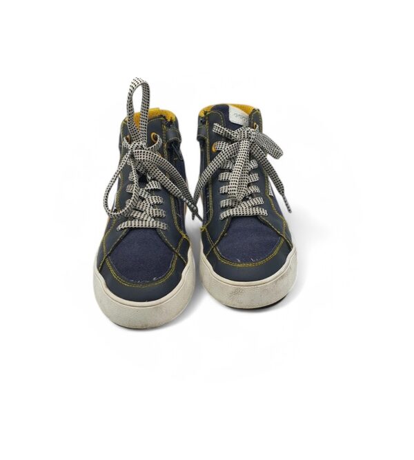 Adidasi copii Geox 36 piele , material textil , albstru - imagine 3