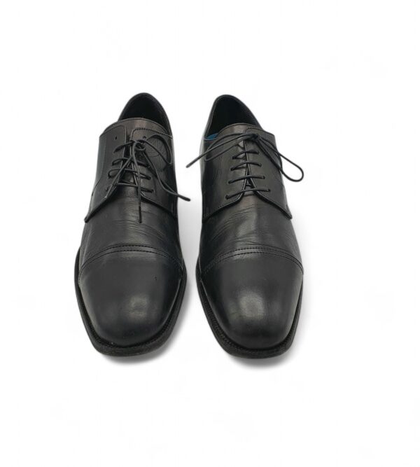 Pantofi barbati Risch 43 piele , negru - imagine 3
