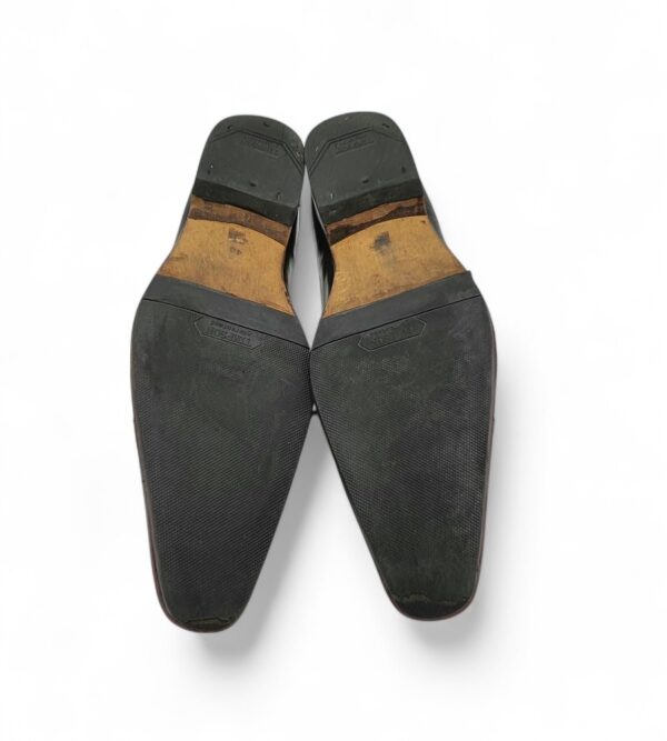 Pantofi barbati Timpson 44 piele , negru rosu - imagine 5