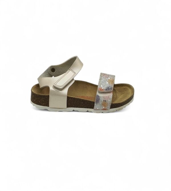 Sandale copii Superfit 34 imitatie de piele , gri - imagine 1