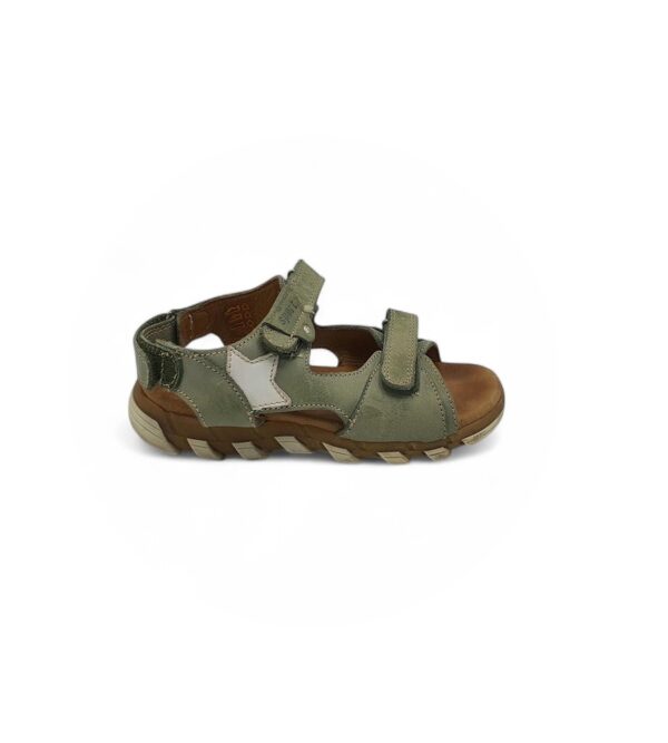 Sandale copii Bisgaard 34 piele , gri - imagine 1