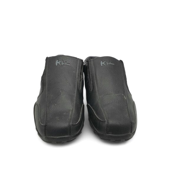 Saboti barbati 43 imitatie de piele , negru - imagine 3