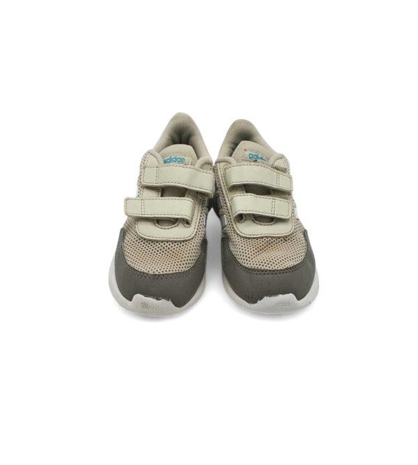 Adidasi copii Adidas 27 material textil ,alb  gri - imagine 4