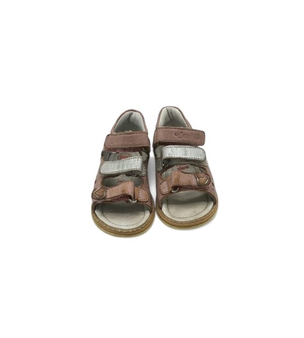Sandale copii Lasocki 20 imitatie de piele , gri roz - imagine 3