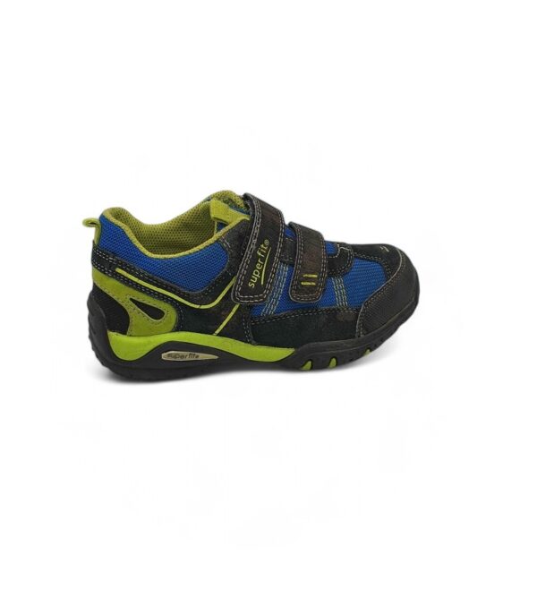 Adidasi copii Superfit 33 material textil , piele intoarsa , albastru negru - imagine 1