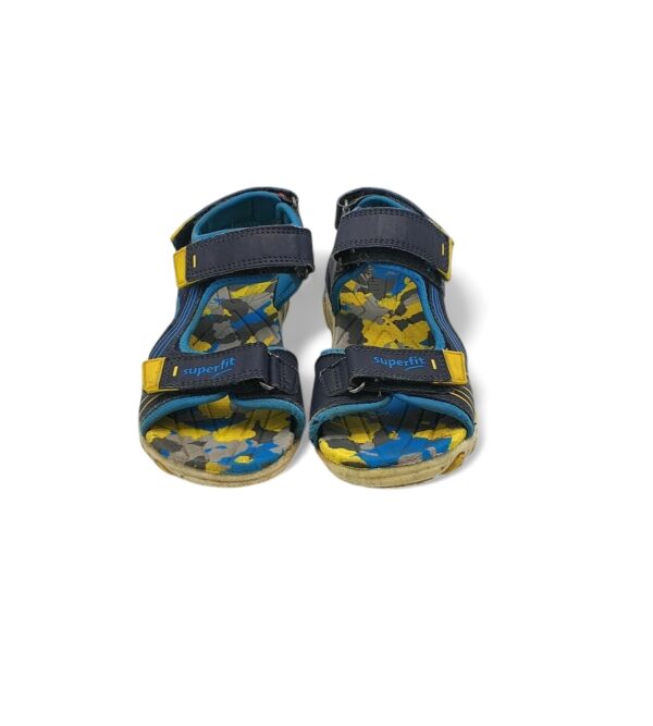 Sandale copii Superfit 34 imitatie de piele , albastru - imagine 3