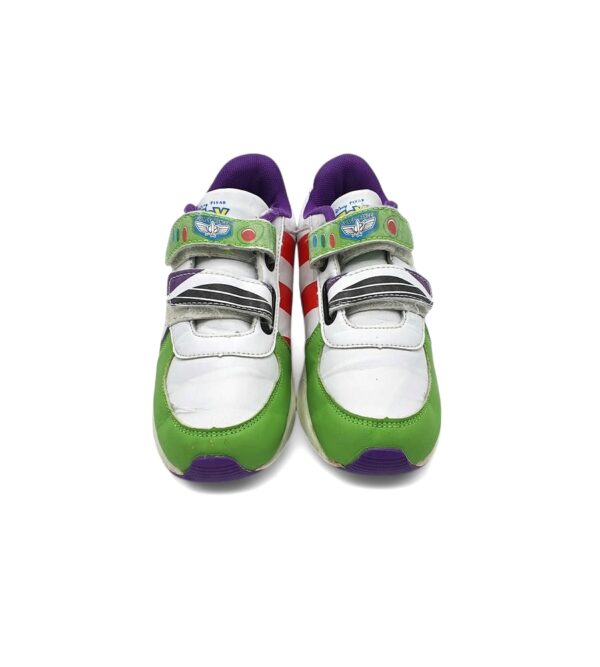 Adidasi copii 31 imitatie de piele , alb verde - imagine 3