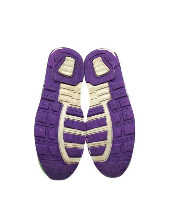 Adidasi copii 31 imitatie de piele , alb verde - imagine 5