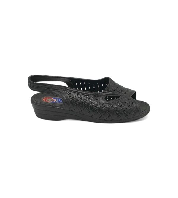 Sandale dama 38 alte materiale , negru - imagine 1