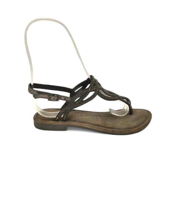 Sandale dama Tamaris 37 piele , negru - imagine 1