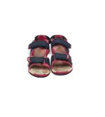 Sandale copii 25 material textil , albastru roz - imagine 3
