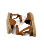 Sandale dama 41 imitatie de piele , maro - imagine 3