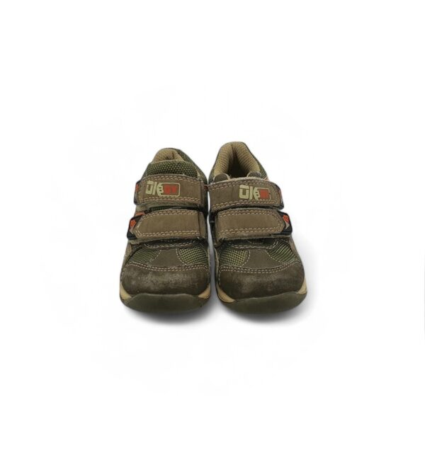 Adidasi copii Bobbi 20 material textil , imitatie de piele , gri - imagine 3
