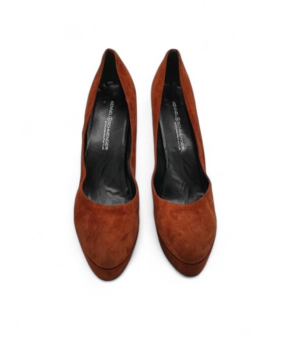 Pantofi dama Kennel & Schmenger 41 piele intoarsa , maro - imagine 3