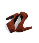 Pantofi dama Kennel & Schmenger 41 piele intoarsa , maro - imagine 4