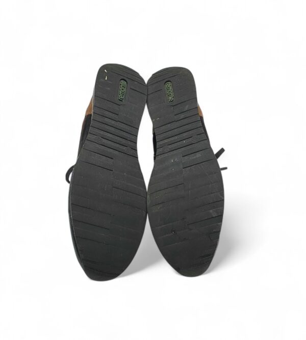 Adidasi dama Remonte 39 imitatie de piele , piele intoarsa , negru maro - imagine 5