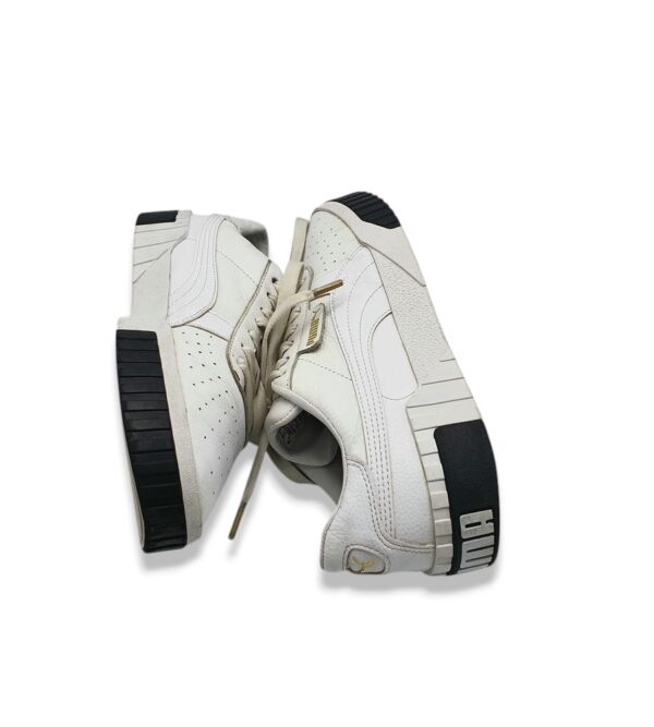 Adidasi dama Puma, 41, piele, imitatie de piele, alb - imagine 4