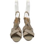 Sandale dama 5th Avenue 39 piele , gri - imagine 2