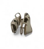 Sandale dama 5th Avenue 39 piele , gri - imagine 3