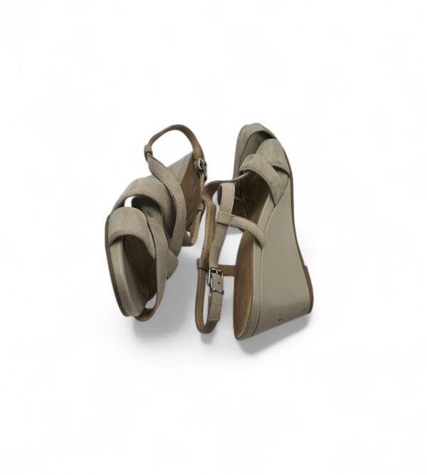 Sandale dama 5th Avenue 39 piele , gri - imagine 3