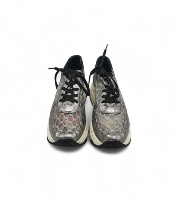 Adidasi dama Heine 39 material textil  imitatie de piele  gri - imagine 3