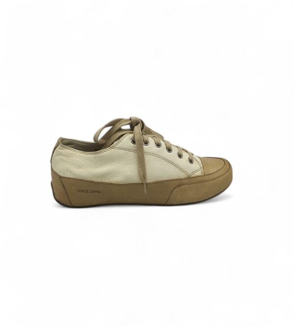 Tenisi dama Candice Cooper 40 piele   alb crem - imagine 1
