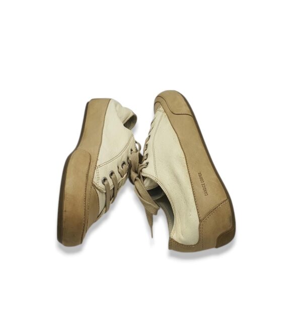 Tenisi dama Candice Cooper 40 piele   alb crem - imagine 4