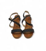 Sandale dama 36 imitatie de piele negru - imagine 3