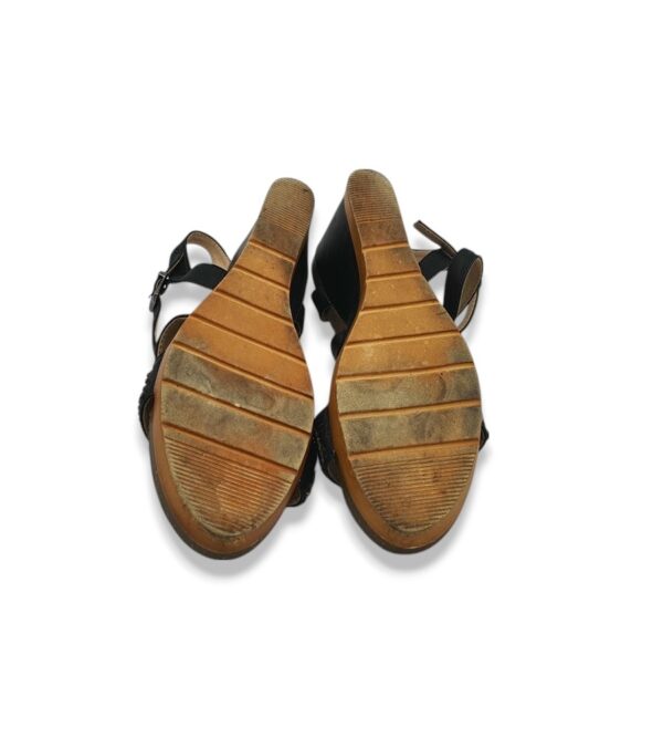 Sandale dama 36 imitatie de piele negru - imagine 5
