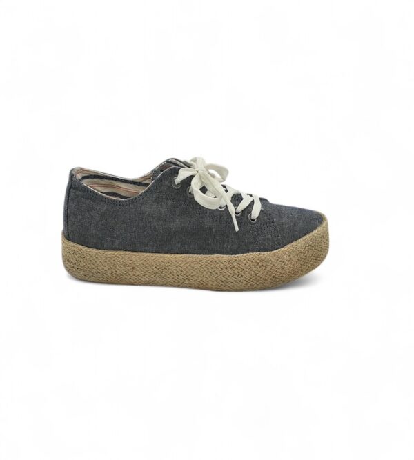 Espadrile dama Young Spirit 40 material textil  gri - imagine 1