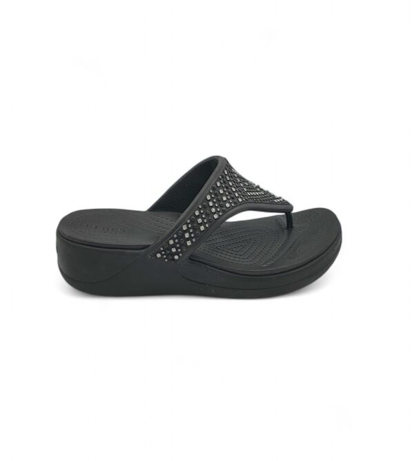Saboti dama Crocs 40  alte materiale , negru - imagine 1